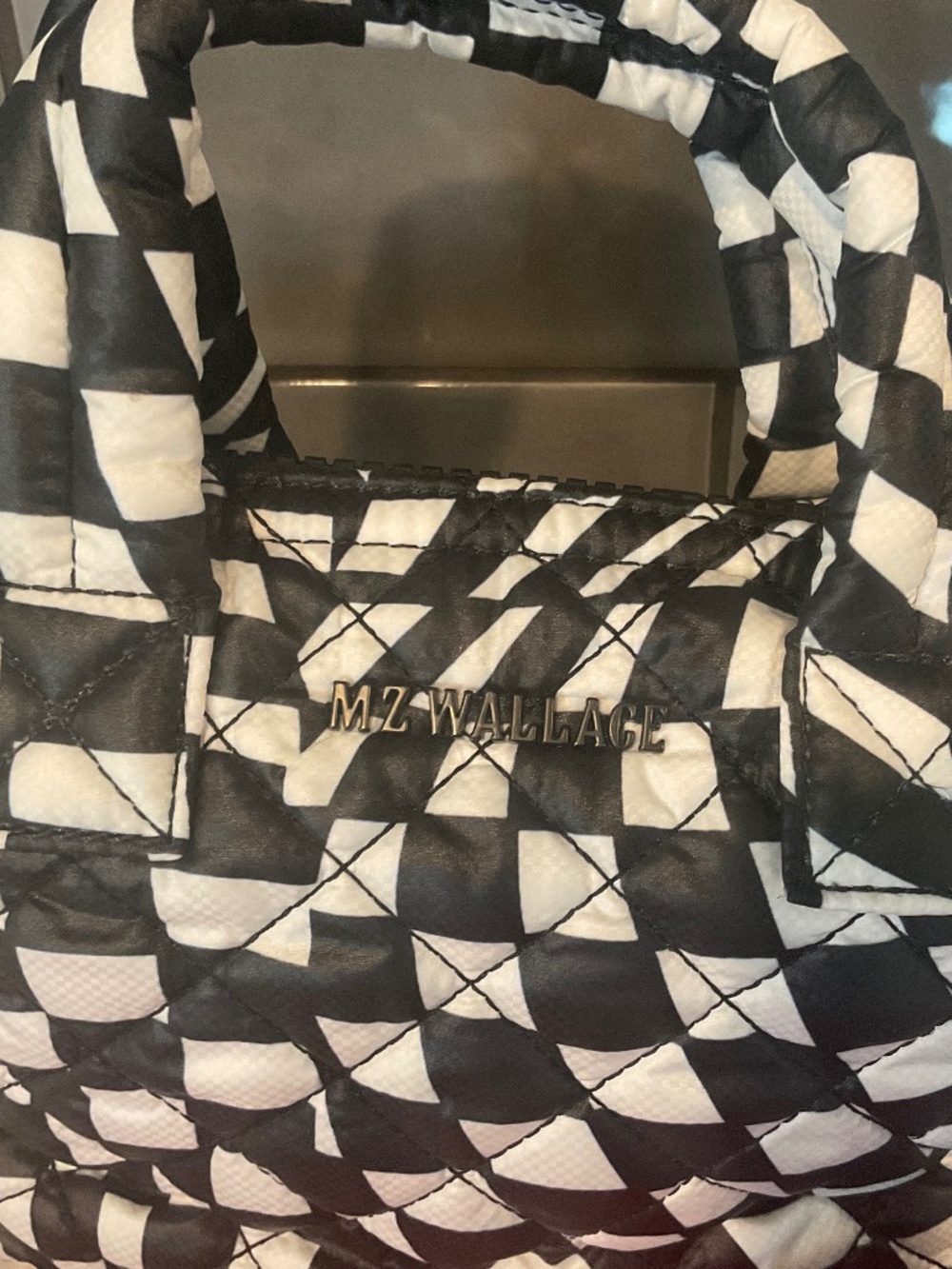 MZ Wallace Checkerboard Micro Sutton - Picture 2 of 9